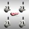 Service Caster 3 Inch 316SS Thermoplastic Rubber Swivel 3/4 Inch Stem Caster Set Brake SCC SCC-SS316EX20S314-TPRB-TLB-34-4 - alternate 4